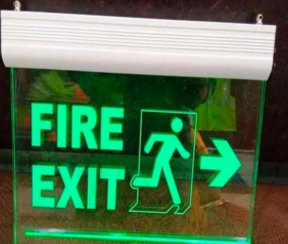 Acrylic Fire Exit Signage